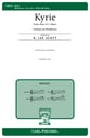 Kyrie SATB choral sheet music cover